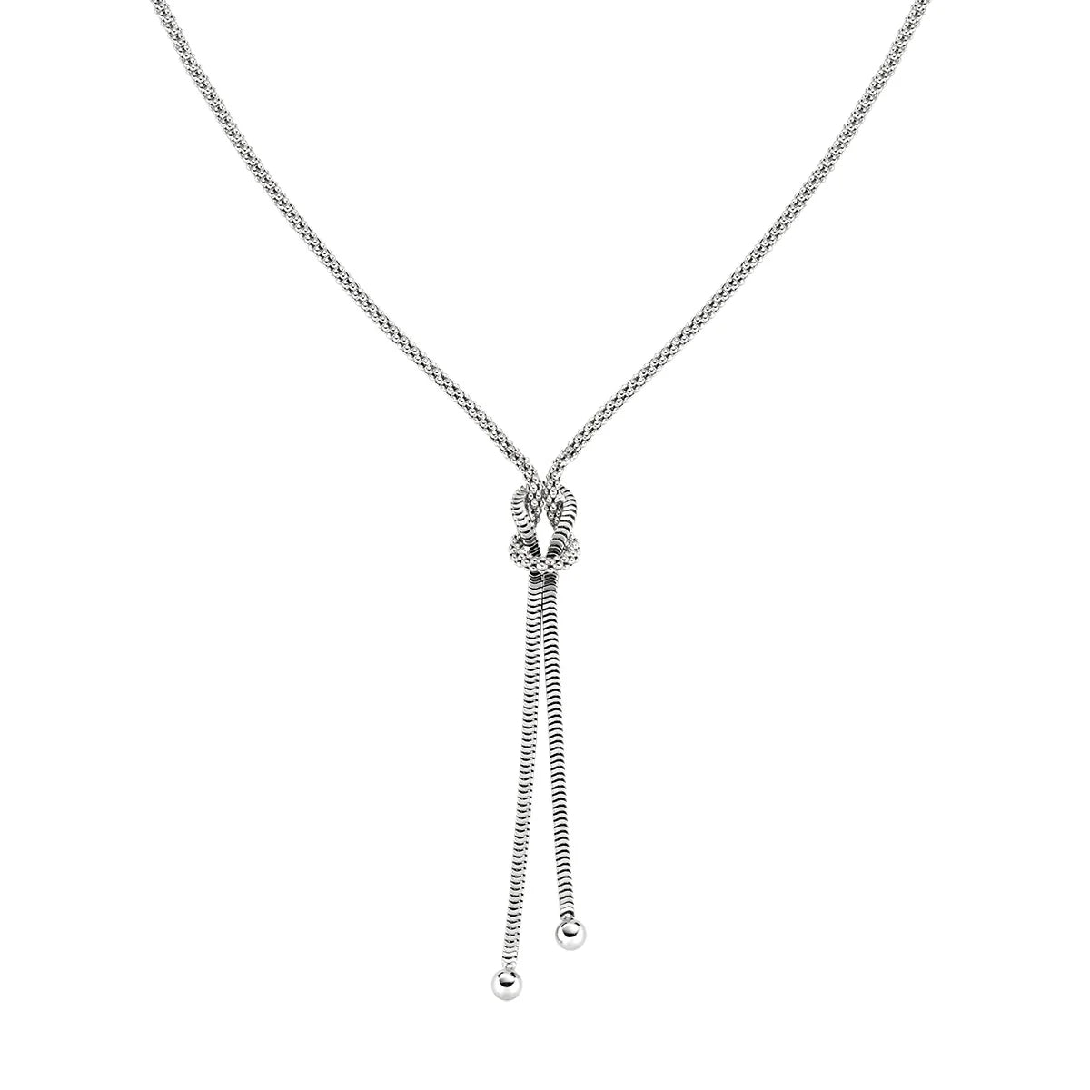 Collana donna Amen nodo argento CLNOAMBB-GG
