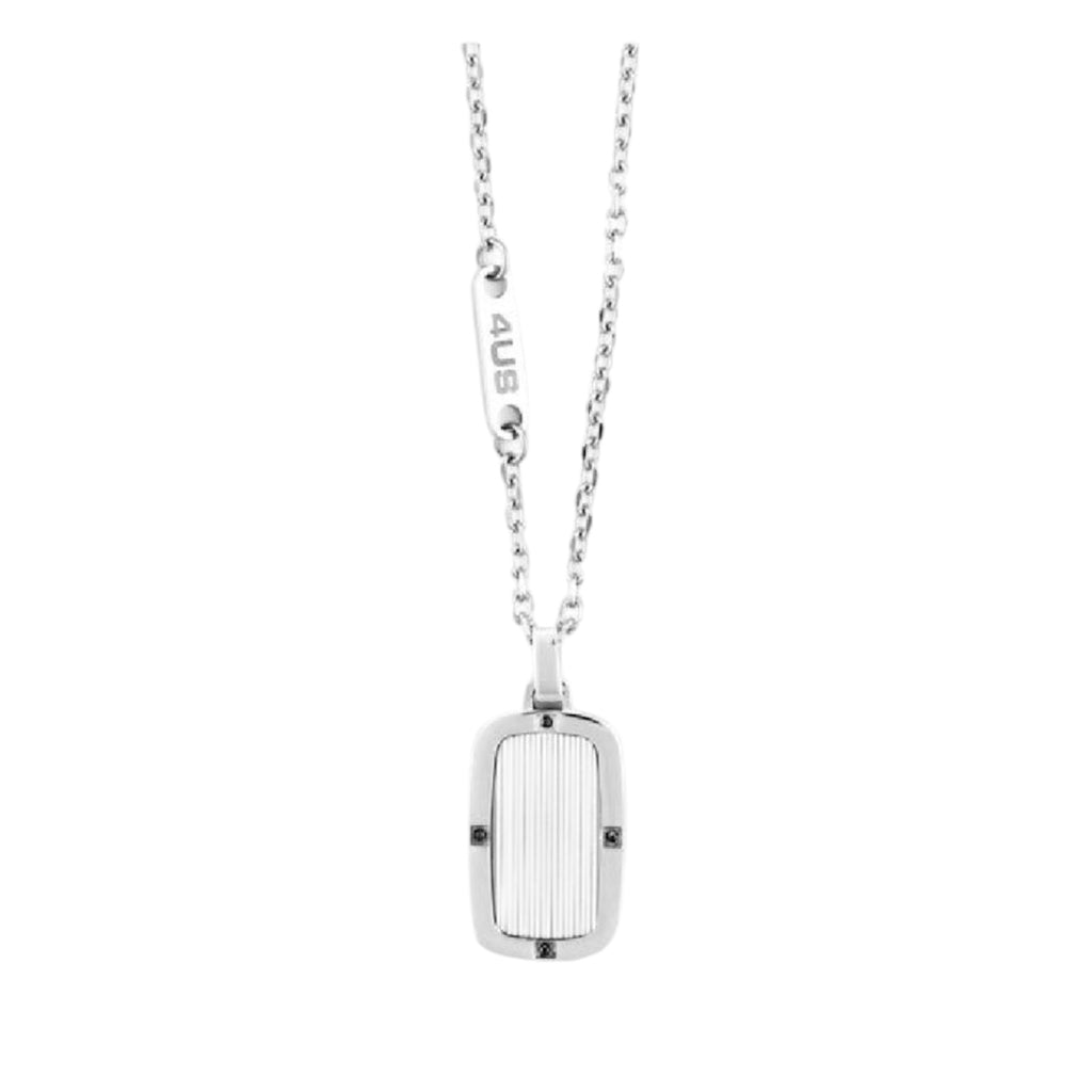 Collana uomo acciaio Paciotti targhetta