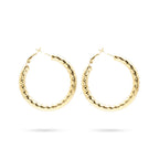 Orecchini donna cerchio Freddy gold 3,5 cm