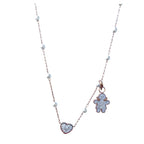 Collana Festa della Mamma  acciaio + figlia