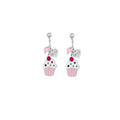 Orecchini bambina argento Liu Jo cupcake