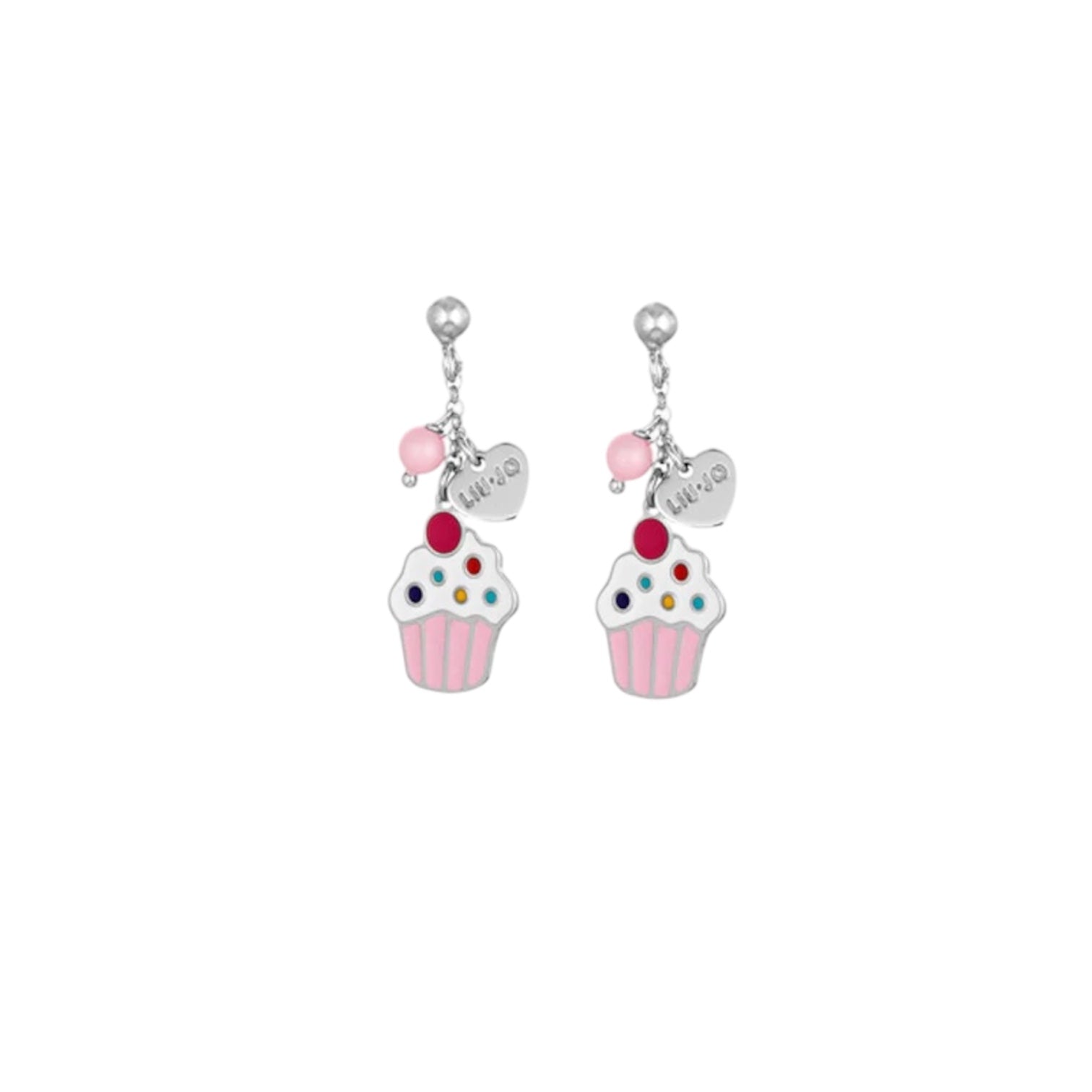Orecchini bambina argento Liu Jo cupcake