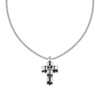 Collana uomo acciaio  Amen croce ACCL245
