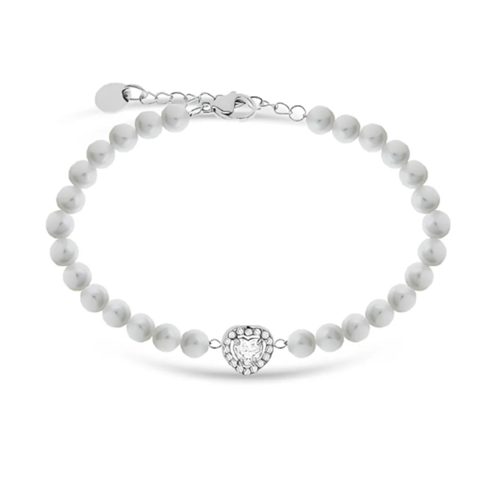 Bracciale acciaio donna Liu Jo con perline