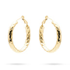 Orecchini donna cerchio Freddy gold 3,5 cm