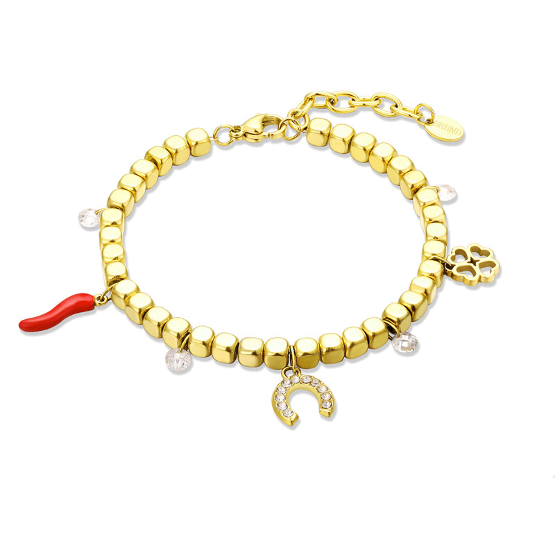 Bracciale acciaio donna Brand oro 03BR034