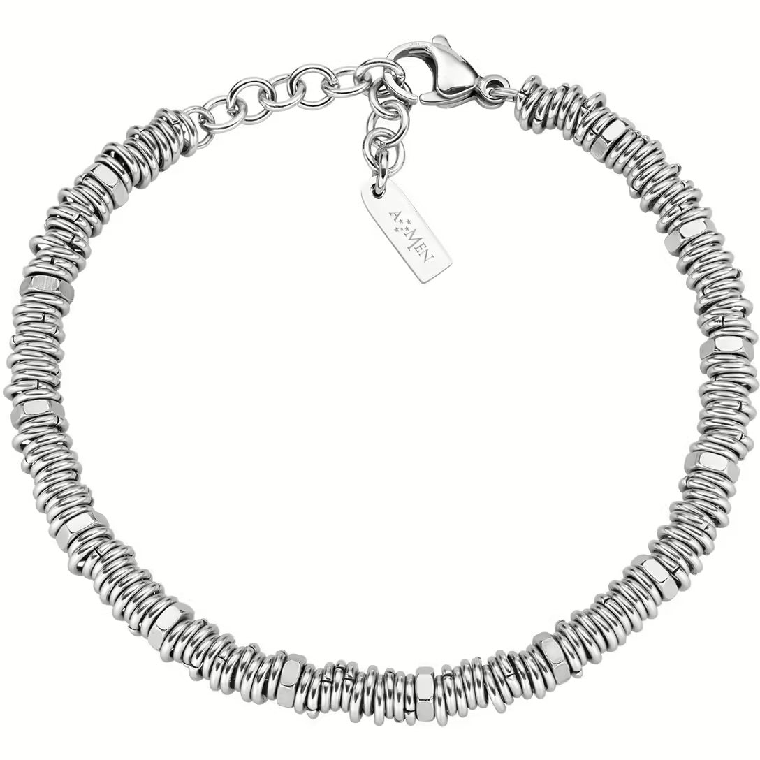 Bracciale uomo acciaio Amen