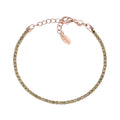 Bracciale donna argento Amen tennis  verde BTRVE16