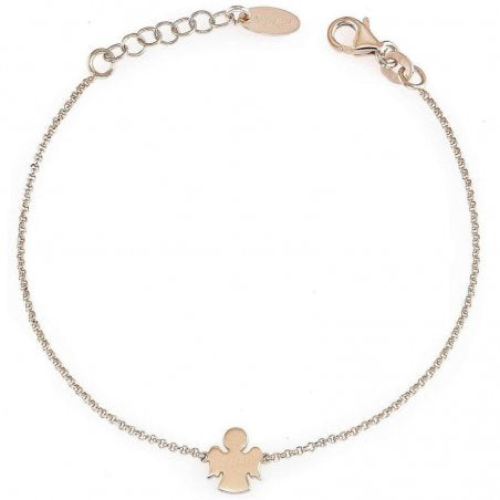 Bracciale donna Amen in argento con angelo