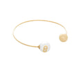 Bracciale rigido donna acciaio Liu Jo c/perle