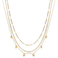 Collana donna acciaio Brand triplo filo 30NK002G