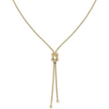 Collana donna Amen nodo in ottone  placcata  oro  18k CLNOAMGG