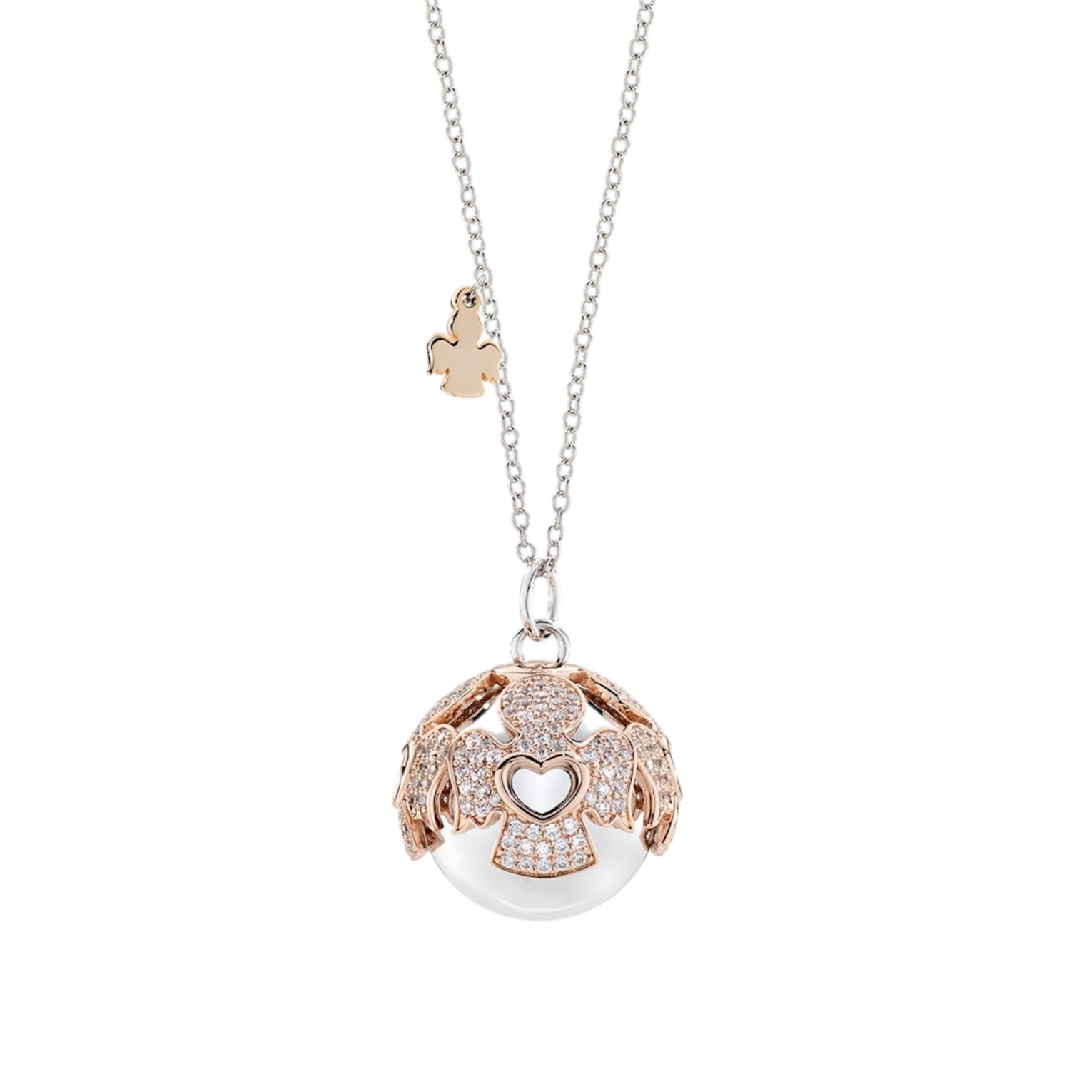 Collana donna acciaio Amen chiama Angeli