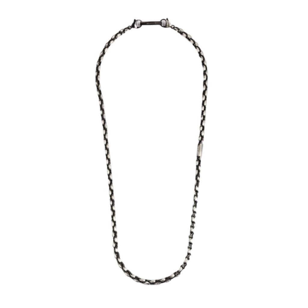 Collana uomo MARLU’ acciaio brunito