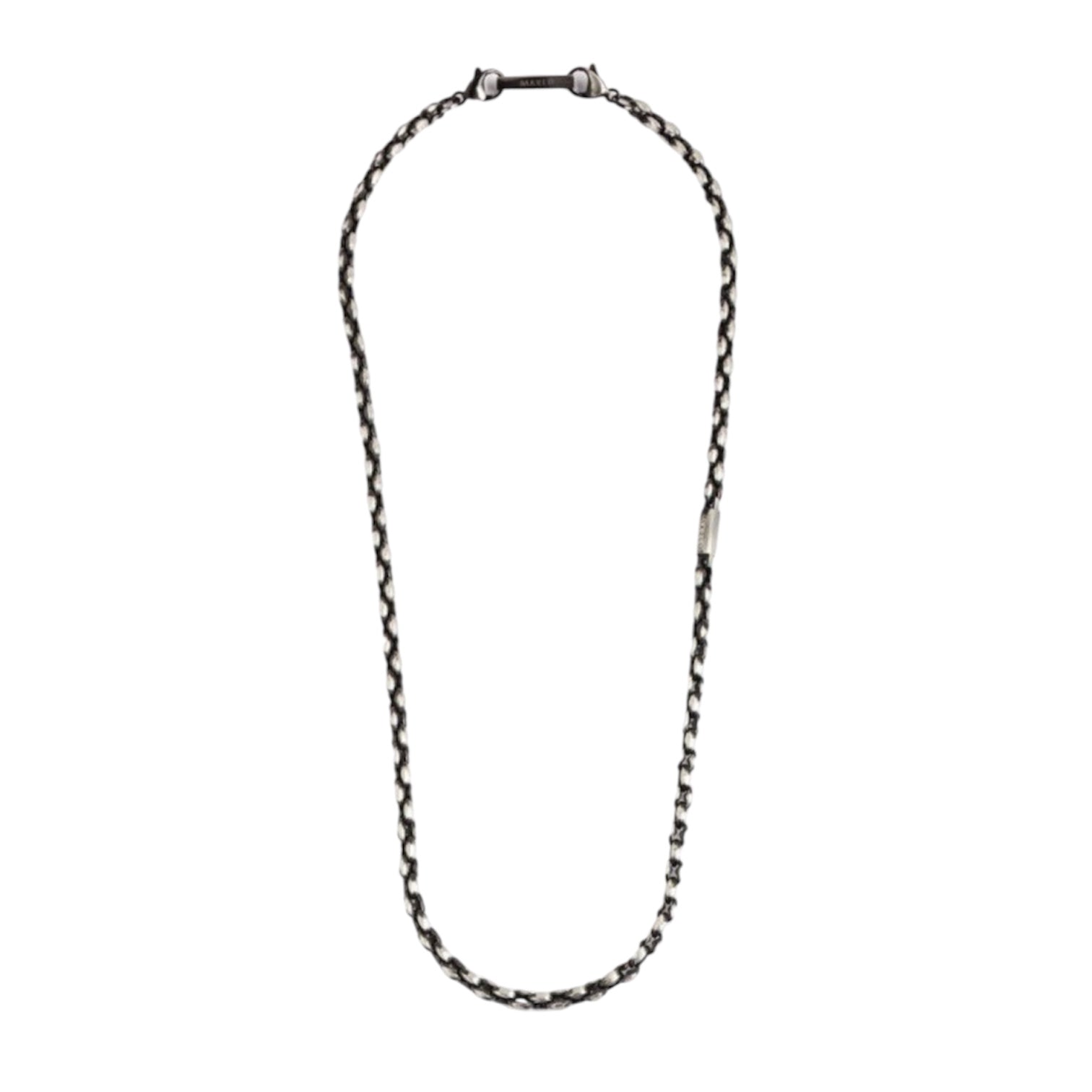 Collana uomo MARLU’ acciaio brunito