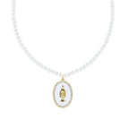 Collana donna Amen perle piu miracolosa placcata  oro  18k OTCLPE30SWBB2/GB2