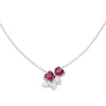Collana donna Amen in argento con cuori