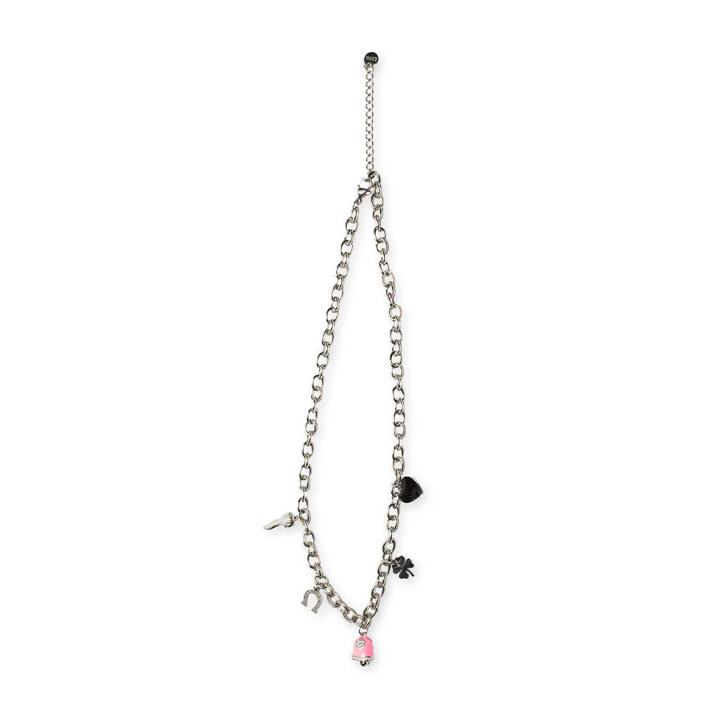 Collana acciaio donna Freddy con campana silver