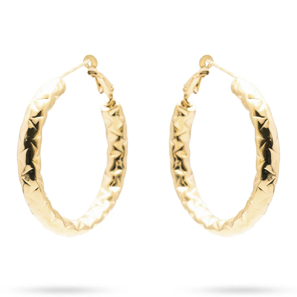 Orecchini donna cerchio Freddy gold 3,5cm