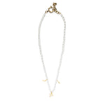 Collana in acciaio con Perle con pendente ballerina oro donna  Freddy