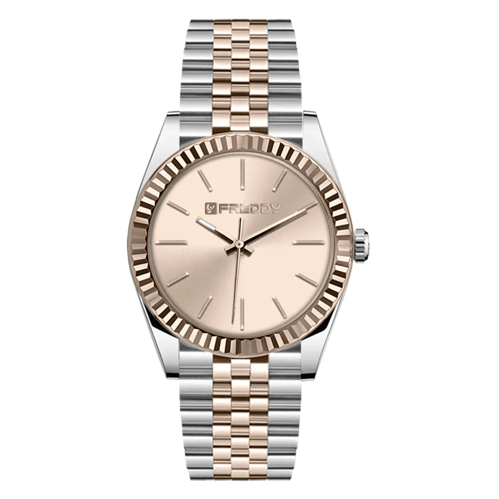 Orologio Freddy donna silver e rose FW 006