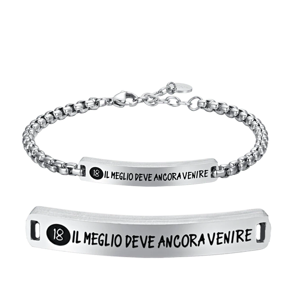 Bracciale acciaio uomo Luca Barra