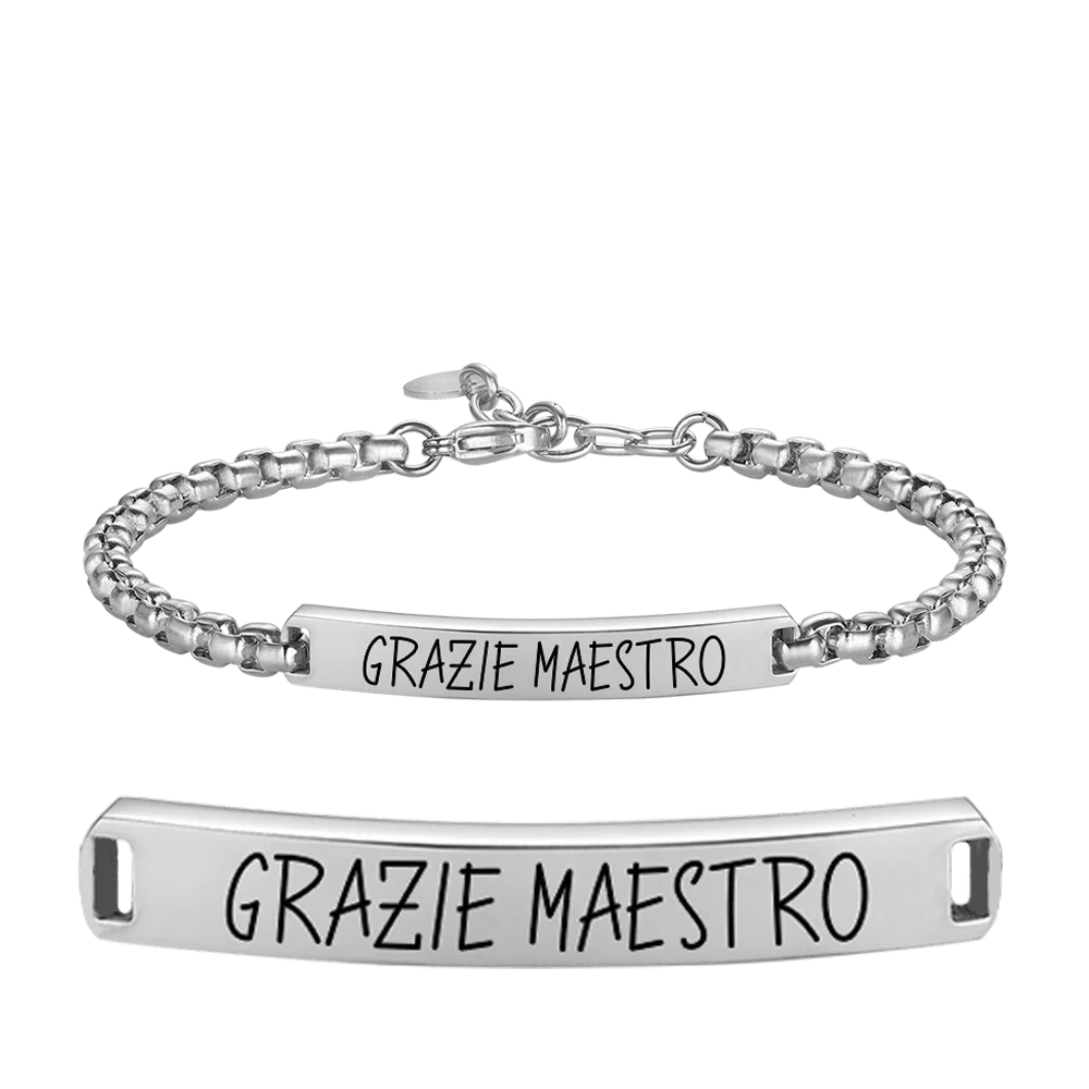 Bracciale acciaio uomo Luca Barra per maestro