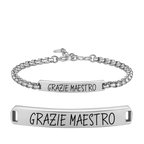 Bracciale acciaio uomo Luca Barra per maestro