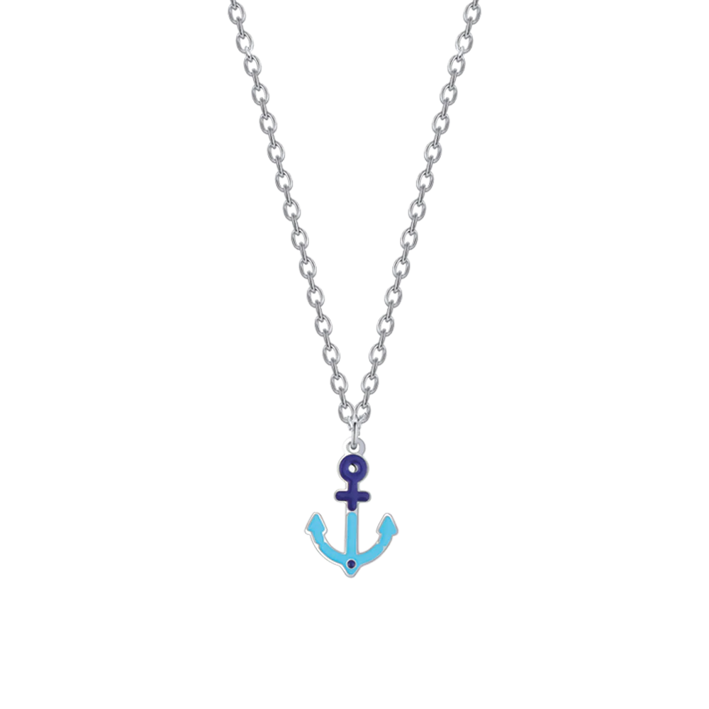 Collana in acciaio bambino Luca Barra con ancora
