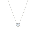 Collana donna Amen cuore madreperla in argento