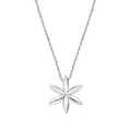 Collana donna Amen fiore della vita rodio argento