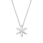 Collana donna Amen fiore della vita rodio argento