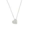 Collana donna Amen cuore bombato in argento