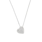 Collana donna Amen cuore bombato in argento