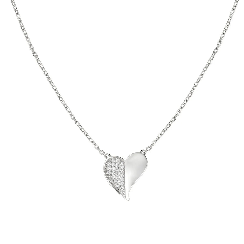 Collana donna Amen cuore in argento