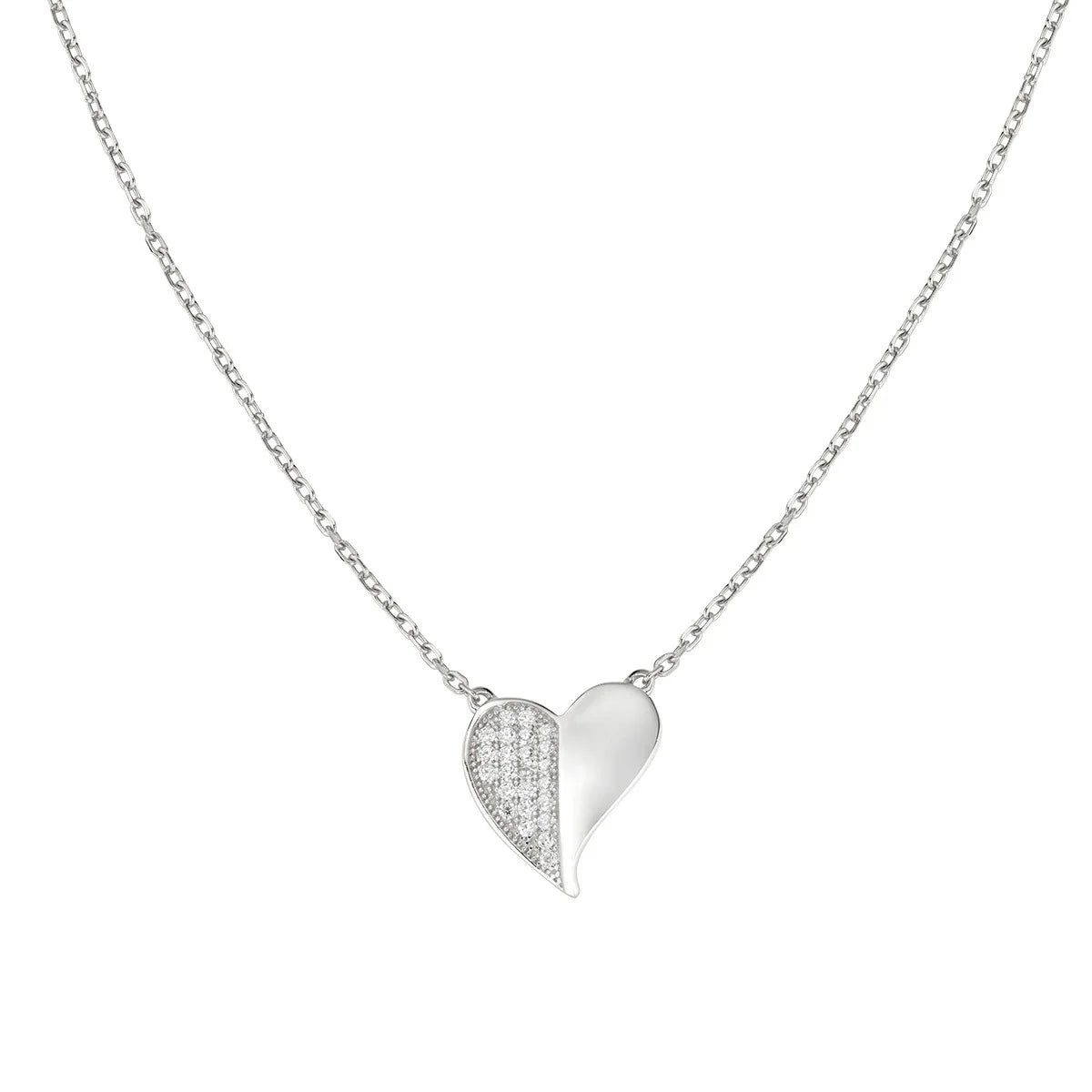 Collana donna Amen cuore in argento