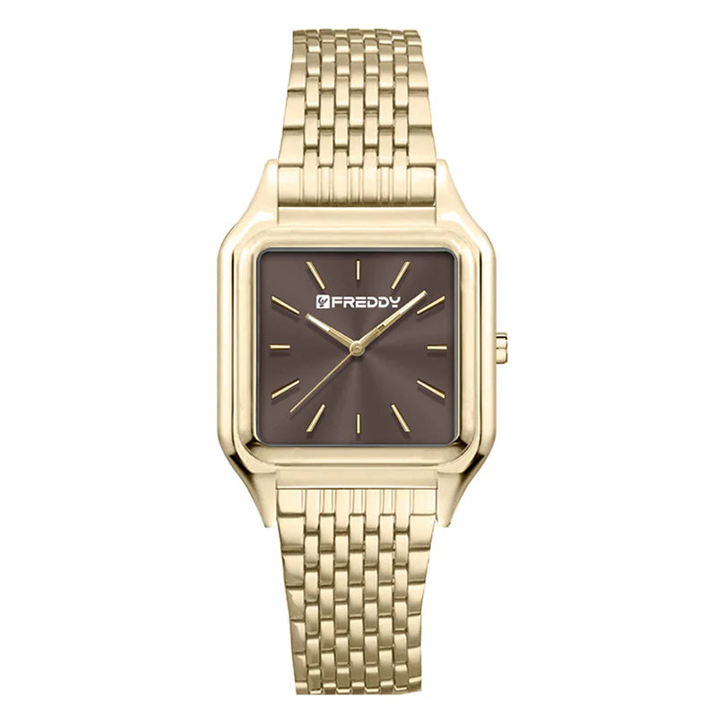 Orologio Freddy donna oro quadrato FW069