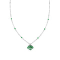 Collana bambina Amen con rana in argento