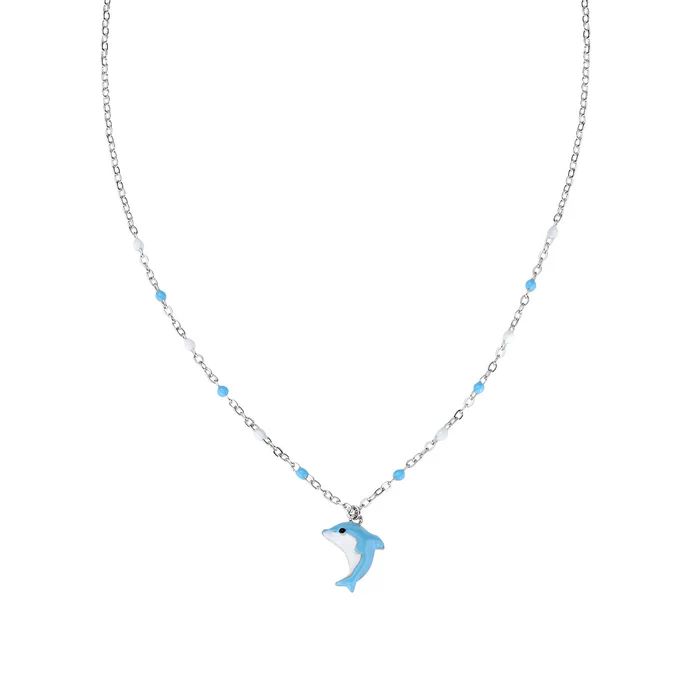 Collana bambina Amen con delfino in argento