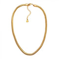 Collana donna ottone serpente gold vestopazzo