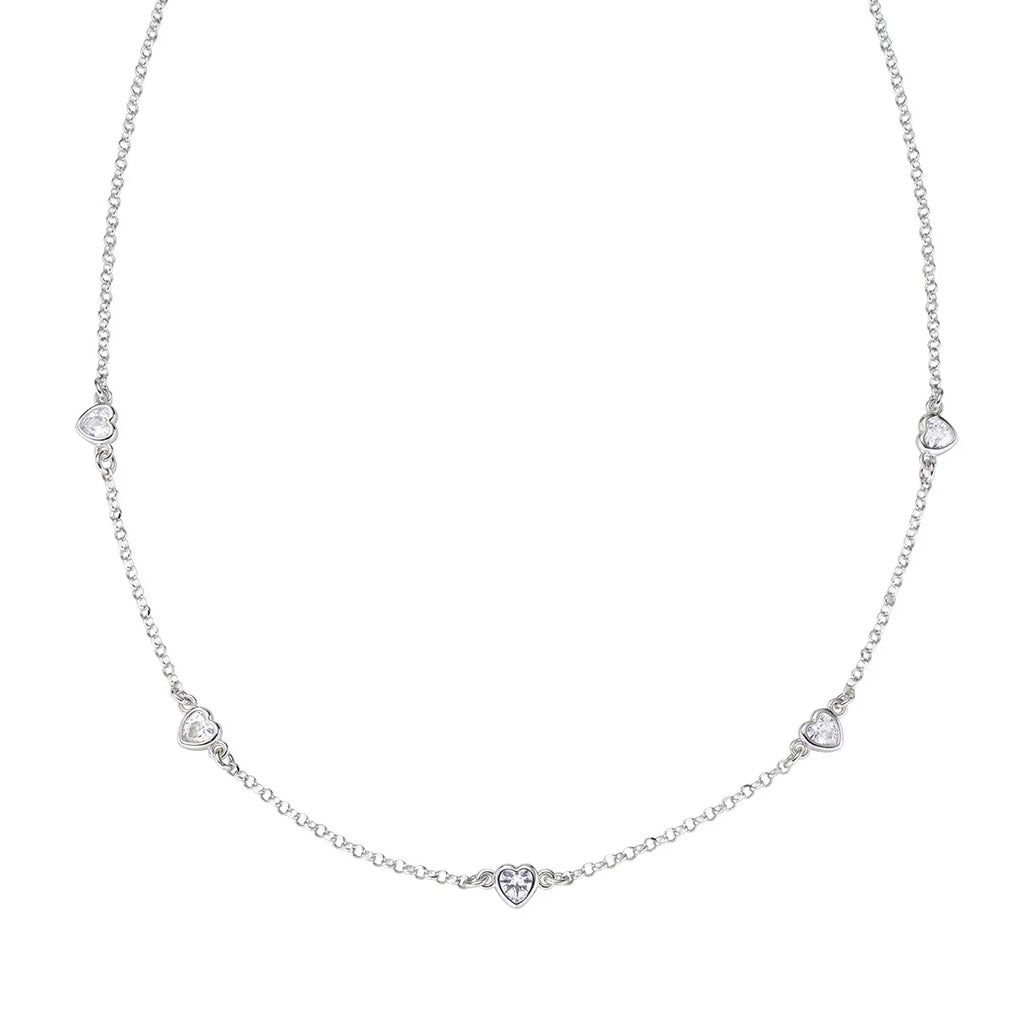 Collana donna Amen cuori in argento