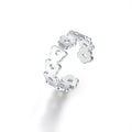Anello bambina acciaio Brand traforato con fiore