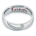 Anello/fedina unisex acciaio Brand