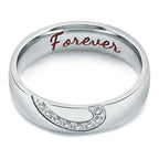 Anello/fedina unisex acciaio Brand