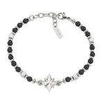 Bracciale uomo con rosa dei venti in acciaio Amen ACBR122