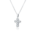 Collana donna- uomo acciaio croce sagomata Brand 18NK019W