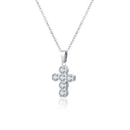 Collana donna- uomo acciaio croce sagomata Brand 18NK019W