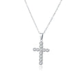 Collana donna- uomo acciaio croce argento Brand 18NK018W