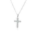 Collana donna- uomo acciaio croce argento Brand 18NK018W
