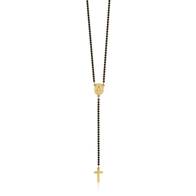 Collana donna acciaio Rosario tennis Brand 14NK030W